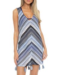 Becca Synthetic Neon Crochet Kimono 