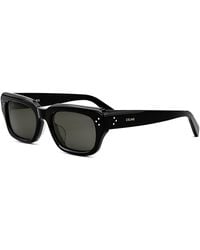 Celine - Bold 3 Dots Rectangular Sunglasses, 54Mm - Lyst