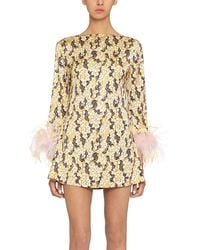 Des Phemmes - Des_Phemmes Mini Shift Dress - Lyst