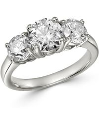 Bloomingdale's Diamond 3 - Stone Ring In 14k White Gold