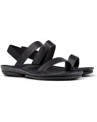 Camper - Right Isla Leather 2-Strap Sandal - Lyst
