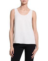 Theory - Scoop Neck Tank Top - Lyst