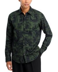 HUGO - Printed Casual Slim Fit Button Down Shirt - Lyst