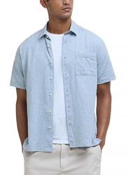 Barbour - Nelson Tailored Fit Short Sleeve Button Down Shirt - Lyst