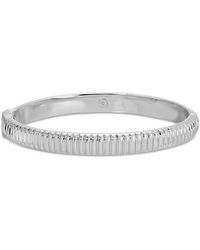 Ettika - Ribbed Stacking Bangle Bracelet - Lyst