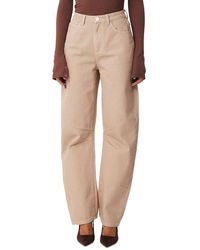 SNDY'S - Lex Cotton Barrel Jeans - Lyst