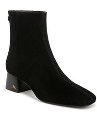 Sam Edelman - Paige Square Toe Block Heel Ankle Booties - Lyst