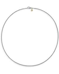 David Yurman - Baby Box Chain With - Lyst