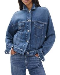 Rag & Bone - Miramar Terry Trucker Jacket - Lyst