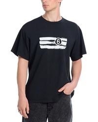 MM6 by Maison Martin Margiela - Logo Graphic Tee - Lyst