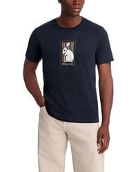 Paul Smith - Regular Fit Short Sleeved Rabbit Stripe Tee - Lyst