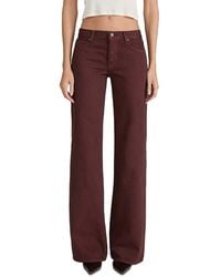 FRAME - Amelia Petite The Pixie Low Rise Wide Flare Leg Jeans - Lyst