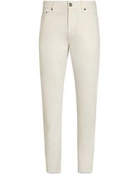 ZEGNA - Roccia Slim Fit Stone Washed Jeans - Lyst