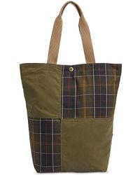 Barbour - Transport Patchwork Tote Bag - Lyst