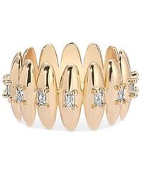 Ettika - Baguette Crystal Oval Dome Band Ring - Lyst