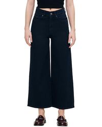 DL1961 - Petite Hepburn Wide Leg High Rise Ankle Jeans - Lyst