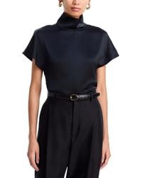 Anine Bing - Samson Satin Top - Lyst