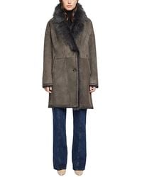 Hiso - August Reversible Shearling Jacket - Lyst