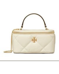 Tory Burch - Kira Diamond Quilted Leather Vanity Bag - Lyst