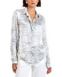 Bella Dahl - Clean Hidden Placket Shirt - Lyst