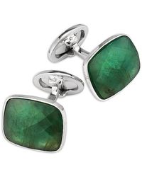 Jan Leslie - Emerald Cufflinks - Lyst