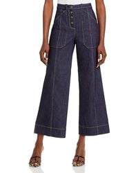 Cinq À Sept - Benji Cropped Denim Pants - Lyst