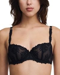 Chantelle - Champs-Elysees Lace Unlined Demi Bra - Lyst