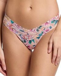 Hanky Panky - Printed Signature Lace Low Rise Thong - Lyst