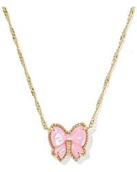 Kendra Scott - Haley Bow Pendant Necklace, 16-19 - Lyst