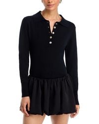 SINGLE THREAD - Ribbed Polo Sweater - Lyst