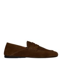 Sandro - Sailor Suede Loafer Flats - Lyst