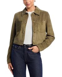 FRAME - The Small Suede Jacket - Lyst