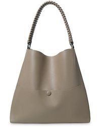 Callista - Slim M Grained Leather Tote - Lyst