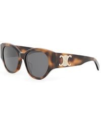 Celine - Maxi Triomphe Butterfly Sunglasses, 55Mm - Lyst