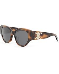 Celine - Maxi Triomphe Butterfly Sunglasses, 55Mm - Lyst