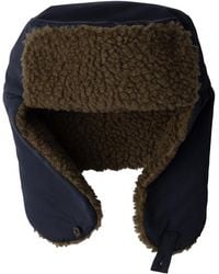 Prada - Poplin Trapper Hat With Fleece Lining - Lyst