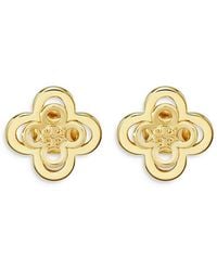Tory Burch - Kira Clover Stacked Stud Earrings - Lyst