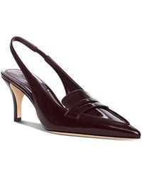 PAIGE - Arlette Patent Leather Slingback Pumps - Lyst