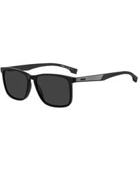 BOSS - Rectangle Sunglasses, 57Mm - Lyst