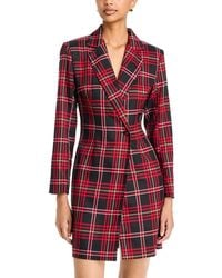 AREA STARS - Harper Printed Jacket Dress - Lyst