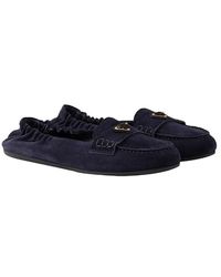 Prada - Suede Loafers - Lyst