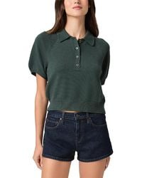 PAIGE - Birch Short Sleeve Sweater - Lyst