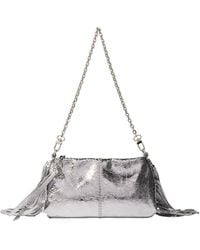 Maje - Miss M Metallic Leather Pouch - Lyst