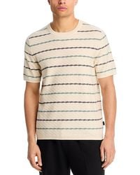 Paul Smith - Striped Short Sleeve Sweater Tee - Lyst