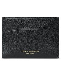 Tory Burch - Romy Leather Flat Card Case - Lyst