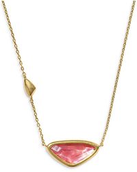 Kendra Scott - Margot Shell Short Pendant Necklace, 16-18 - Lyst