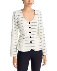 Aqua - Tweed Jacket - Lyst