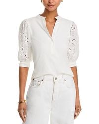 Six Fifty - Kaleigh Mixed Media Tee - Lyst