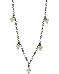 Freida Rothman Industrial Charm Necklace - Metallic