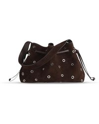 Madewell - The Suede Drawstring Shoulder Bag - Lyst